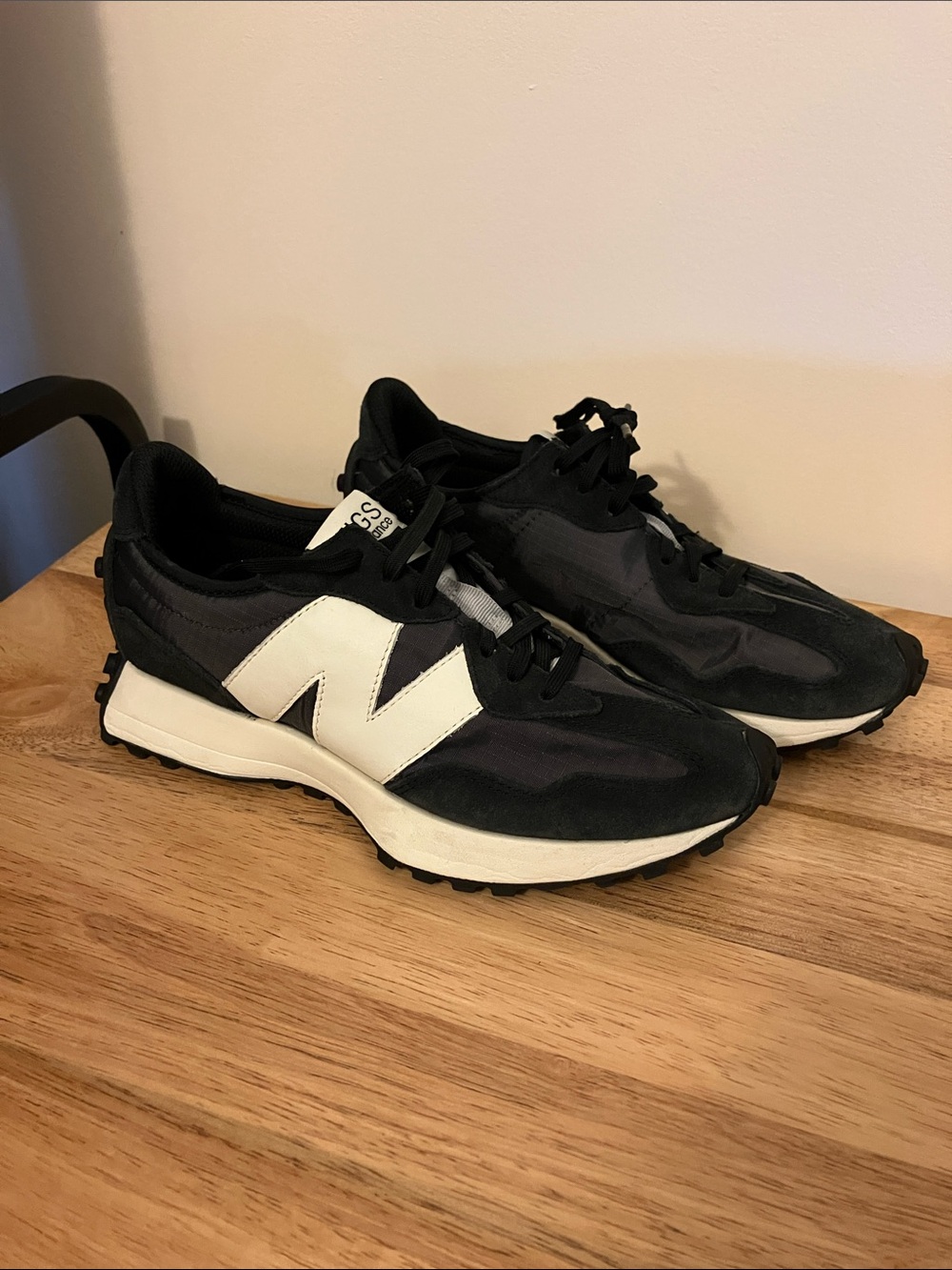 New Balance Black and White Casual Running Sneakers